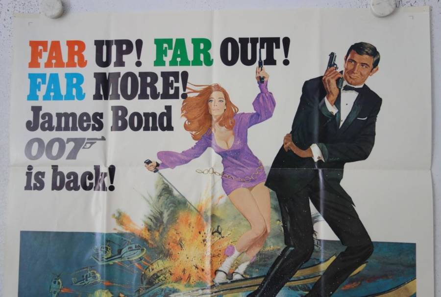 On Her Majestys Secret Service original release US Onesheet movie poster